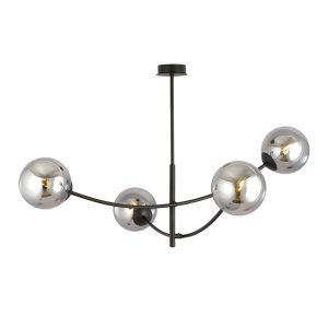 Lubinis šviestuvas HUNTER 4 BLACK/GRAFIT