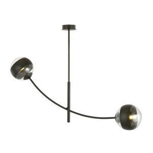 Lubinis šviestuvas HUNTER 2 BLACK/STRIPE