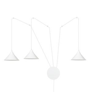 Pakabinamas šviestuvas ABRAMO 3 WHITE
