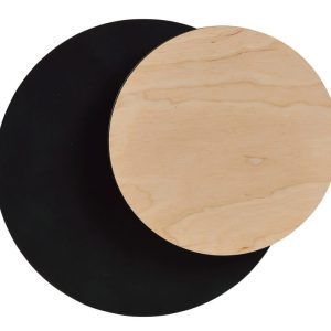 Sieninis šviestuvas CIRCLE 1A BLACK