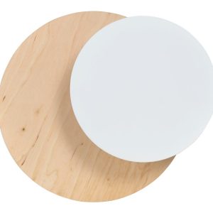 Sieninis šviestuvas CIRCLE 1B WHITE