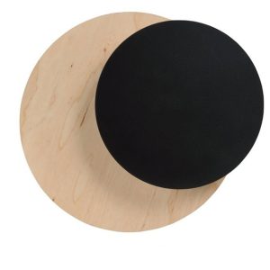 Sieninis šviestuvas CIRCLE 1B BLACK