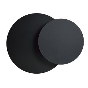 Sieninis šviestuvas CIRCLE 1C BLACK