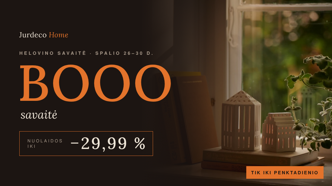 nuolaidų savaitė helloween proga iki - 29.99 proc nuolaida