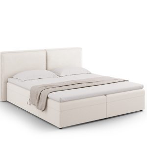 Lova Arendal Boxspring 140 × 200 cm – Šviesiai smėlinė